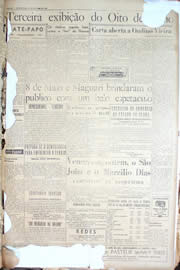 Página do jornal Unitário de outubro de 1950