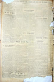 Página do jornal Unitário de outubro de 1950