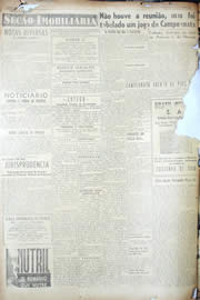 Página do jornal Unitário de outubro de 1950