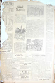 Página do jornal Unitário de outubro de 1950