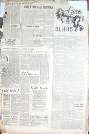 Página do jornal Unitário de novembro de 1950