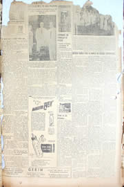 Página do jornal Unitário de novembro de 1950