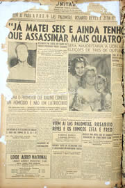 Página do jornal Unitário de novembro de 1950