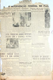 Página do jornal Unitário de novembro de 1950