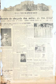 Página do jornal Unitário de novembro de 1950