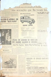 Página do jornal Unitário de novembro de 1950