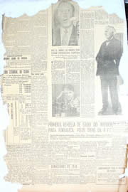 Página do jornal Unitário de novembro de 1950