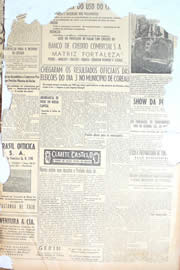 Página do jornal Unitário de novembro de 1950