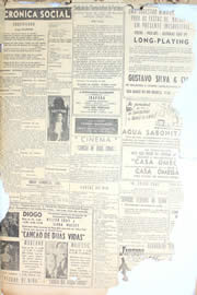 Página do jornal Unitário de dezembro de 1950