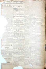Página do jornal Unitário de dezembro de 1950