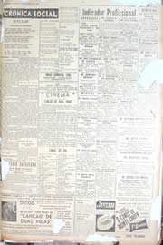 Página do jornal Unitário de dezembro de 1950