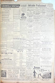 Página do jornal Unitário de dezembro de 1950