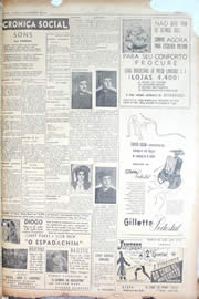 Página do jornal Unitário de dezembro de 1950