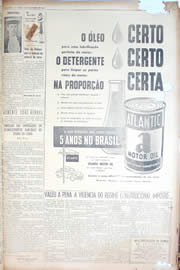 Página do jornal Unitário de dezembro de 1950