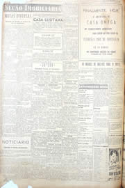 Página do jornal Unitário de dezembro de 1950