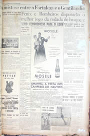 Página do jornal Unitário de dezembro de 1950