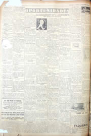 Página do jornal Unitário de dezembro de 1950