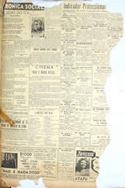 Página do jornal Unitário de dezembro de 1950
