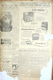 Página do jornal Unitário de dezembro de 1950