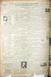 Página do jornal Unitário de dezembro de 1950