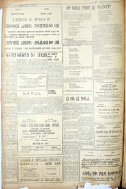 Página do jornal Unitário de dezembro de 1950