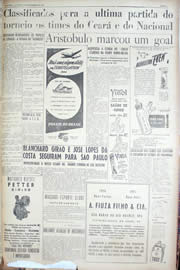 Página do jornal Unitário de dezembro de 1950