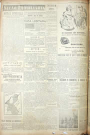 Página do jornal Unitário de dezembro de 1950