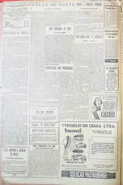 Página do jornal Unitário de janeiro de 1952