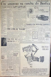 Página do jornal Unitário de janeiro de 1952