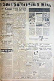 Página do jornal Unitário de janeiro de 1952