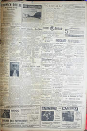 Página do jornal Unitário de janeiro de 1952