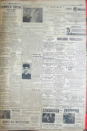 Página do jornal Unitário de janeiro de 1952