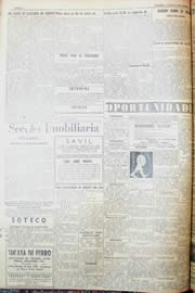 Página do jornal Unitário de janeiro de 1952