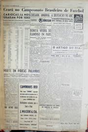 Página do jornal Unitário de janeiro de 1952