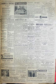 Página do jornal Unitário de janeiro de 1952