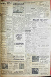 Página do jornal Unitário de janeiro de 1952