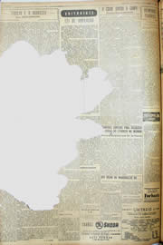 Página do jornal Unitário de janeiro de 1952