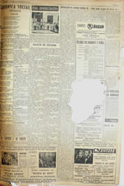 Página do jornal Unitário de fevereiro de 1952