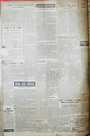 Página do jornal Unitário de fevereiro de 1952