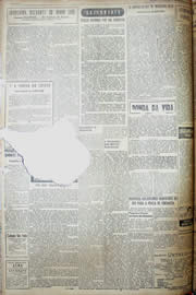 Página do jornal Unitário de fevereiro de 1952