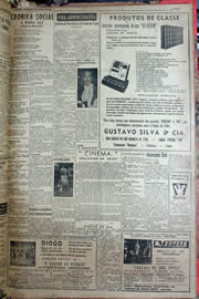 Página do jornal Unitário de março de 1952