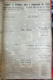 Página do jornal Unitário de março de 1952