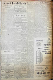 Página do jornal Unitário de março de 1952