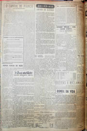Página do jornal Unitário de março de 1952