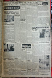 Página do jornal Unitário de março de 1952