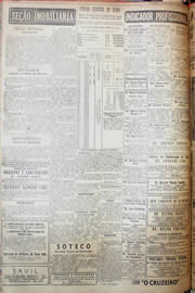 Página do jornal Unitário de março de 1952
