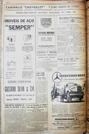 Página do jornal Unitário de março de 1952