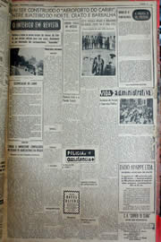 Página do jornal Unitário de março de 1952