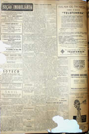 Página do jornal Unitário de março de 1952