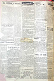 Página do jornal Unitário de abril de 1952